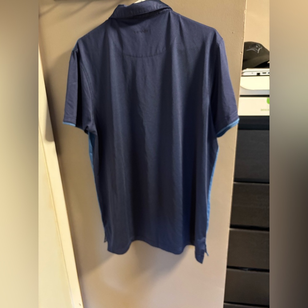 Head Two-Tone Blue Polo Shirt - Picture 3 of 5